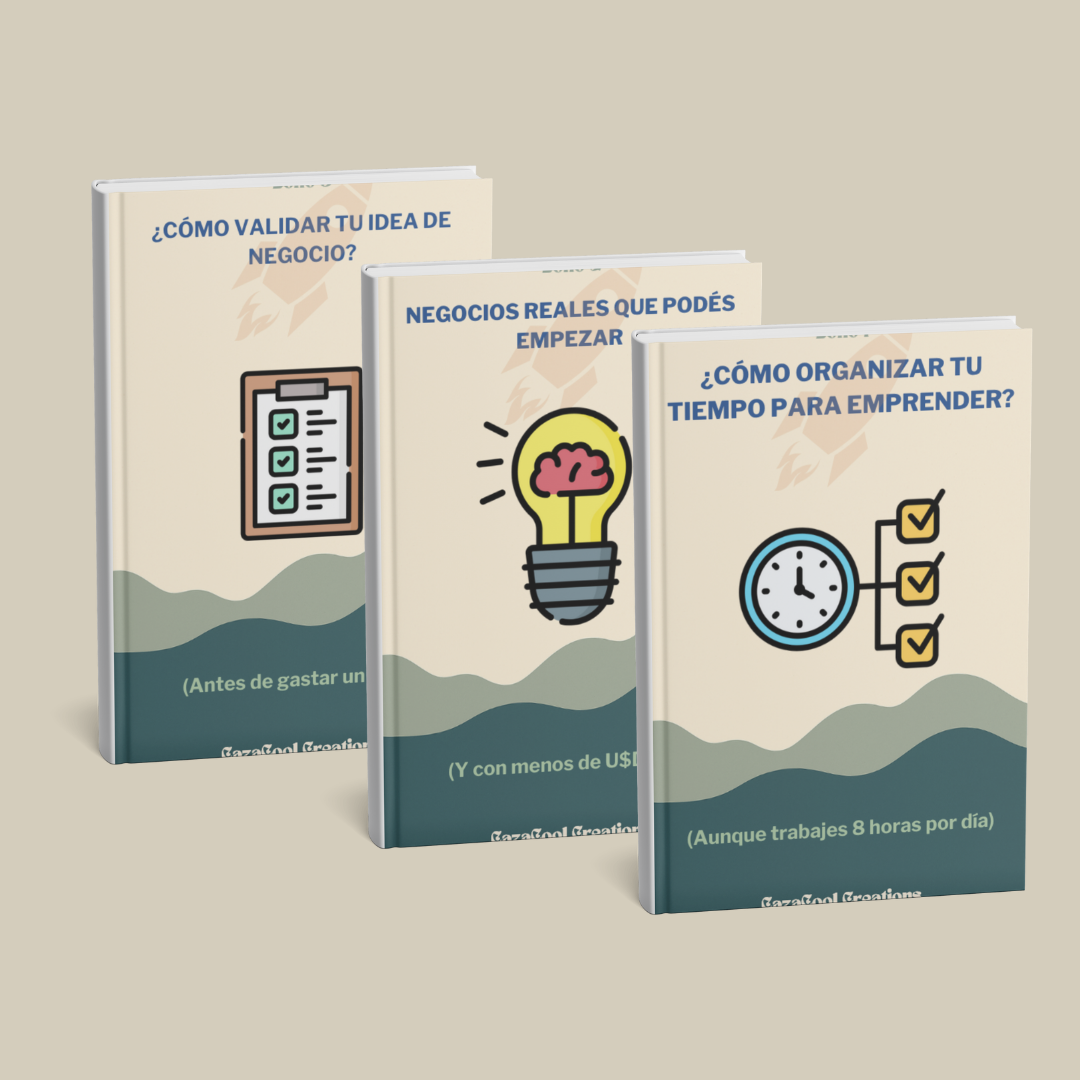 eBook ¿Cómo Empezar Un Negocio Con Poco Dinero? (Y Sin Renunciar A Tu Trabajo) + 3 Bonos exclusivos