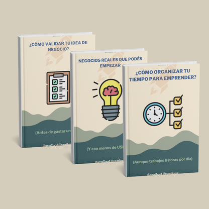 eBook ¿Cómo Empezar Un Negocio Con Poco Dinero? (Y Sin Renunciar A Tu Trabajo) + 3 Bonos exclusivos